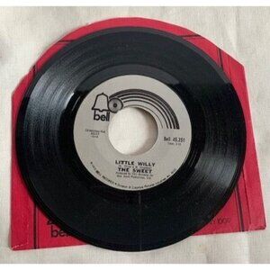 The Sweet 45 RPM Vinyl Record "Little Willy" & "Man From Mecca" Bell Records
